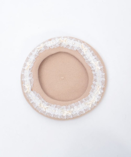 axes femme（アクシーズファム）の「はしごレースリボンベレー（ハット・レディース・ブラック/ベージュ・FREE）」の13枚目の写真