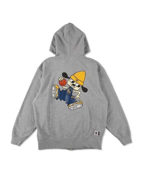 WIND AND SEA（ウィンダンシー）の「PARAPPA x WARRIORS ZIP-UP HOODIE（パーカー・メンズ・ネイビー/グレー・X-LARGE/MEDIUM/LARGE/SMALL）」の2枚目の写真