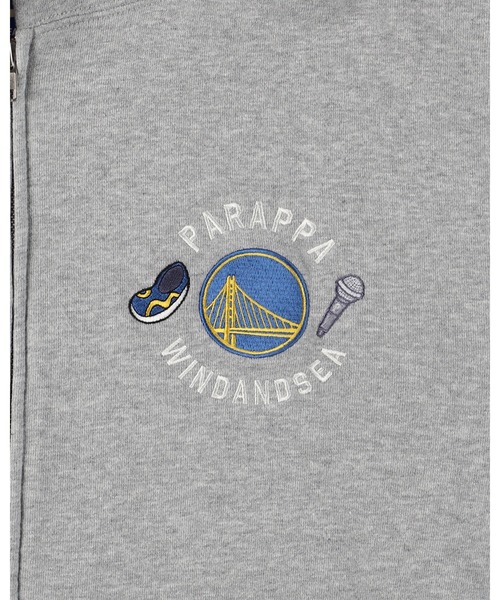 WIND AND SEA（ウィンダンシー）の「PARAPPA x WARRIORS ZIP-UP HOODIE（パーカー・メンズ・ネイビー/グレー・X-LARGE/MEDIUM/LARGE/SMALL）」の11枚目の写真