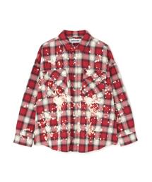 WHITELAND | WHITELAND/ホワイトランド/BLEACH CHECK SHIRTS(シャツ/ブラウス)
