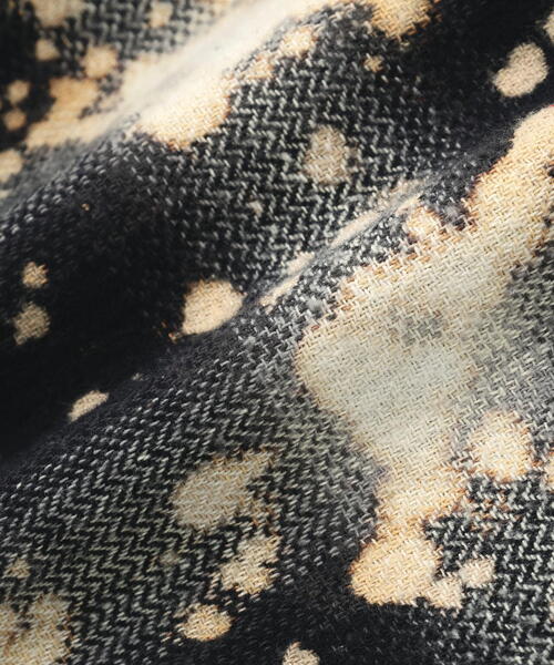 WHITELAND(ホワイトランド)の「WHITELAND/ホワイトランド/BLEACH CHECK SHIRTS(シャツ/ブラウス・メンズ・ネイビー/ブラック・F)」の7枚目の写真