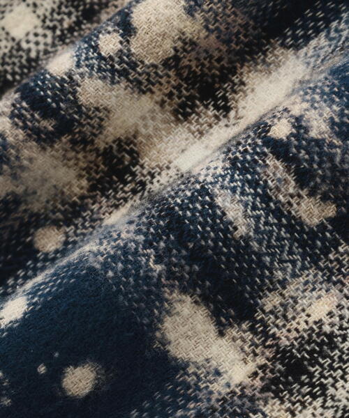 WHITELAND(ホワイトランド)の「WHITELAND/ホワイトランド/BLEACH CHECK SHIRTS(シャツ/ブラウス・メンズ・ネイビー/ブラック・F)」の13枚目の写真