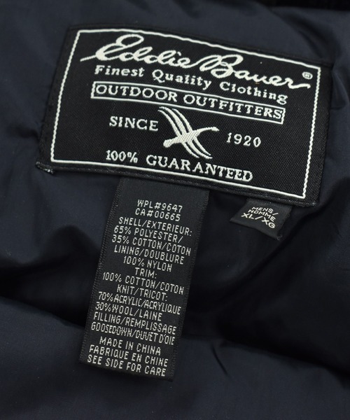 Eddie Bauer(エディーバウアー)の「【USED】Eddie Bauer ダウンジャケット(ダウンジャケット/コート・メンズ・ブラック・X-LARGE)」の9枚目の写真