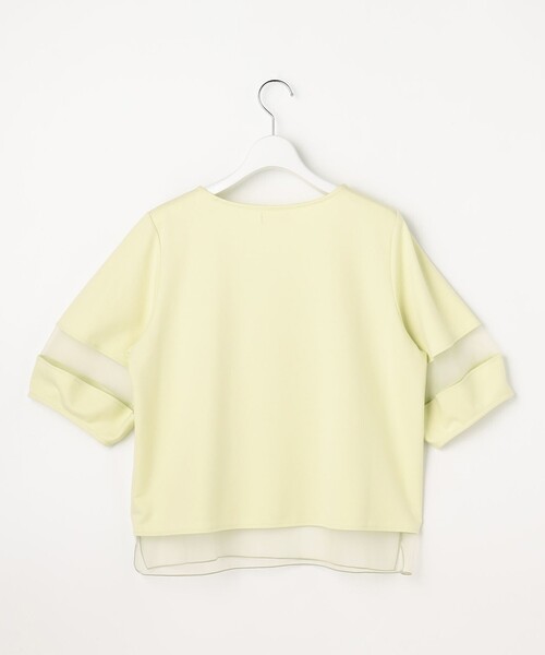 ANY SIS（エニィスィス）の「チュール切替ランタンスリーブ プルオーバー（Tシャツ/カットソー・レディース・ホワイト系/スカイブルー系/ブラック系/ライトグリーン系・X-LARGE）」の17枚目の写真