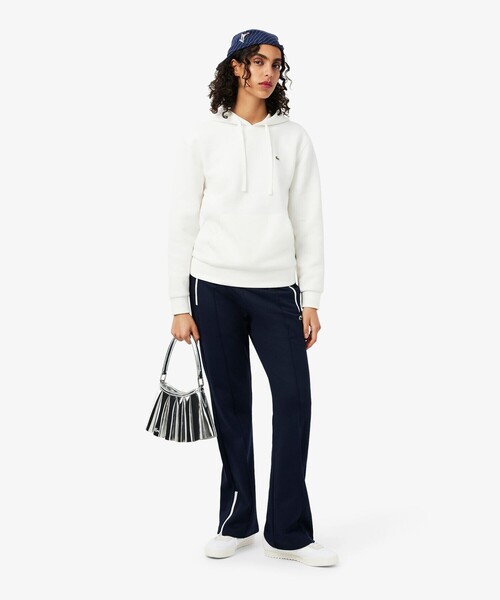 LACOSTE(ラコステ)の「鹿の子ジャージフレアトラックパンツ(スウェットパンツ・レディース・ブラウン・36/38)」の9枚目の写真
