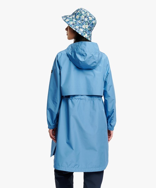 AIGLE（エーグル）の「透湿 防水 防風 2.5レイヤー フーデッドロングコート RP（トレンチコート・レディース・ダークネイビー/ベージュ/ブルー/ブラック・40/36/38/34/44/42）」の15枚目の写真