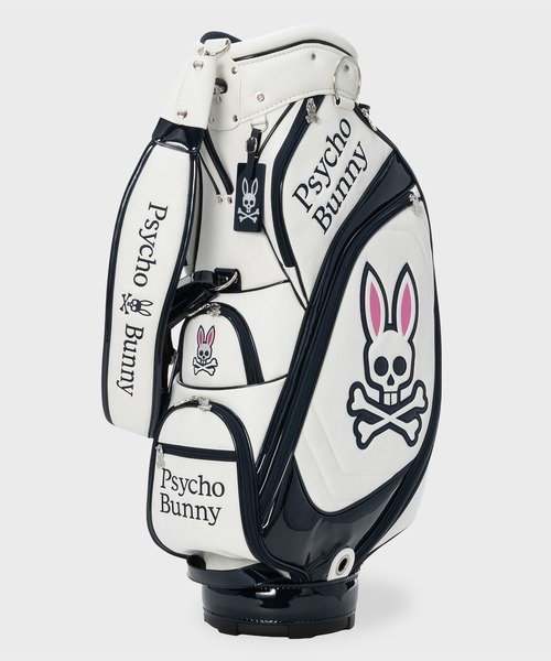 Psycho Bunny（サイコバニー）の「[GOLF]カートキャディバッグ ORIGINAL SP（ショルダーバッグ・メンズ・ホワイト・FREE）」の2枚目の写真