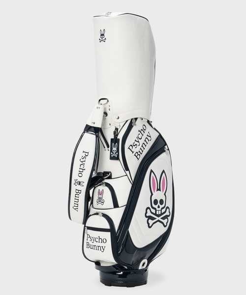 Psycho Bunny（サイコバニー）の「[GOLF]カートキャディバッグ ORIGINAL SP（ショルダーバッグ・メンズ・ホワイト・FREE）」の4枚目の写真