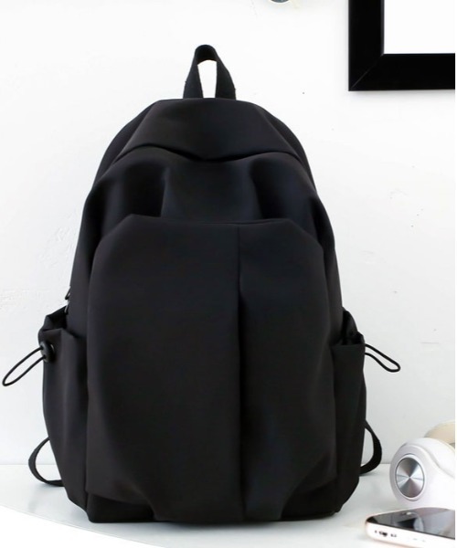 L'atelier(ラトリエ)の「軽量バックパック 大容量 A4 PC収納 多ポケット リュックサック(バックパック/リュック・メンズ・ブラック系1/アイボリー/グレー系1/ブラック系2/グレー系2/ブラック系3・FREE)」の10枚目の写真