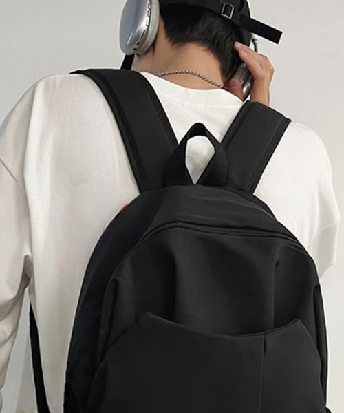 L'atelier(ラトリエ)の「軽量バックパック 大容量 A4 PC収納 多ポケット リュックサック(バックパック/リュック・メンズ・ブラック系1/アイボリー/グレー系1/ブラック系2/グレー系2/ブラック系3・FREE)」の8枚目の写真