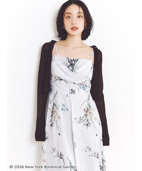 SNIDEL（スナイデル）の「NYBG キャミワンピース（ワンピース・レディース・ネイビー/ラベンダー/アイボリー・1/0）」の8枚目の写真