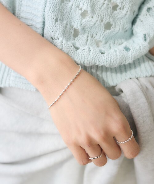 RIVE DROITE（リヴドロワ）の「予約【【A・MONN(アモン)】ボールチェーンリング（リング・レディース・シルバー系その他4・13/5）」の8枚目の写真