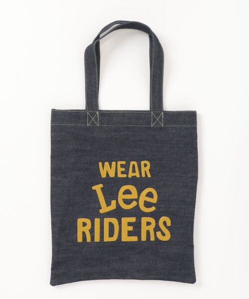 Lee（リー）の「Lee/リー EMBROIDARY BAG/刺繍バッグ（トートバッグ・メンズ・ノンウォッシュ/ブラック/アイボリー・FREE）」の3枚目の写真