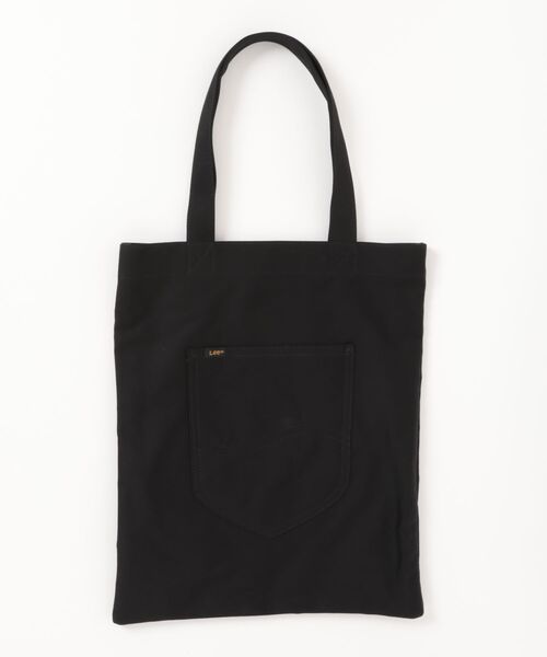 Lee（リー）の「Lee/リー EMBROIDARY BAG/刺繍バッグ（トートバッグ・メンズ・ノンウォッシュ/ブラック/アイボリー・FREE）」の7枚目の写真