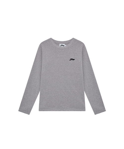 TANSANMAGNESIUM（タンサン マグネシウム）の「クロスアプリケロングスリーブ（グレー）（Tシャツ/カットソー・レディース・その他・1/2）」の10枚目の写真