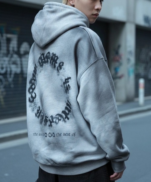 A'GEM/9 × .kom 『ARULE/アルール』Circle Graphic Washed Double Zip