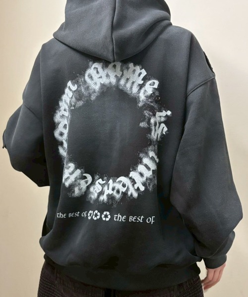 A'GEM/9 × .kom 『ARULE/アルール』Circle Graphic Washed Double Zip