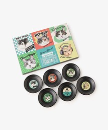Afternoon Tea（アフタヌーンティー）の「【オンラインストア限定】レコード型ミニプレート6枚セット/Cat's NapTime（食器）」