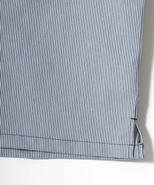 BEN DAVIS（ベンデイビス）の「BEN DAVIS/ベンデイビス 1/2 ZIP SS SHIRT/オーバーサイズ TCツイル ワーク ハーフジップ 半袖シャツ/レディース メンズ（シャツ/ブラウス・メンズ・ブラック/ベージュ/ストライプ/ネイビー・M/XL/L）」の20枚目の写真