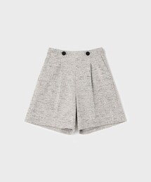 ツイードタックショートパンツ