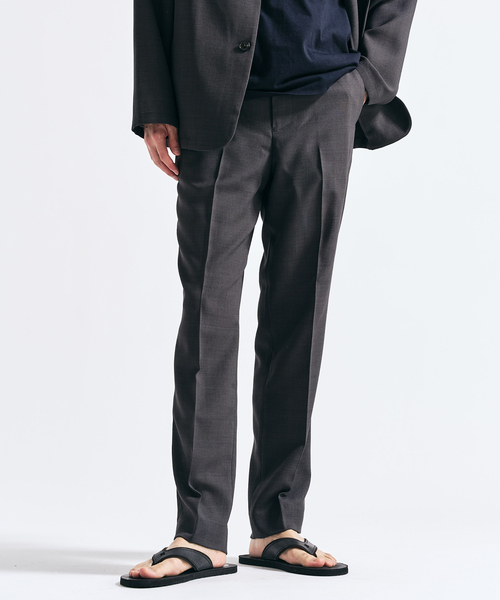 417 EDIFICE（フォーワンセブンエディフィス）の「【EVALET / エバレット】 メッシュスリムパンツ　"セットアップ着用可能"（スラックス・メンズ・グレー/チャコールグレー/ベージュ・LARGE/MEDIUM/SMALL）」の3枚目の写真