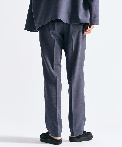 417 EDIFICE（フォーワンセブンエディフィス）の「【EVALET / エバレット】 メッシュスリムパンツ　"セットアップ着用可能"（スラックス・メンズ・グレー/チャコールグレー/ベージュ・LARGE/MEDIUM/SMALL）」の11枚目の写真