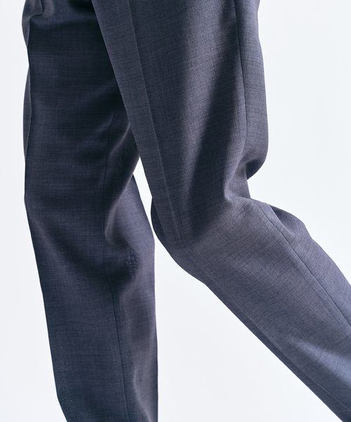 417 EDIFICE（フォーワンセブンエディフィス）の「【EVALET / エバレット】 メッシュスリムパンツ　"セットアップ着用可能"（スラックス・メンズ・グレー/チャコールグレー/ベージュ・LARGE/MEDIUM/SMALL）」の14枚目の写真