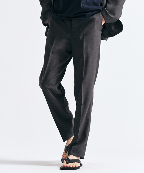 417 EDIFICE（フォーワンセブンエディフィス）の「【EVALET / エバレット】 メッシュスリムパンツ　"セットアップ着用可能"（スラックス・メンズ・グレー/チャコールグレー/ベージュ・LARGE/MEDIUM/SMALL）」の18枚目の写真