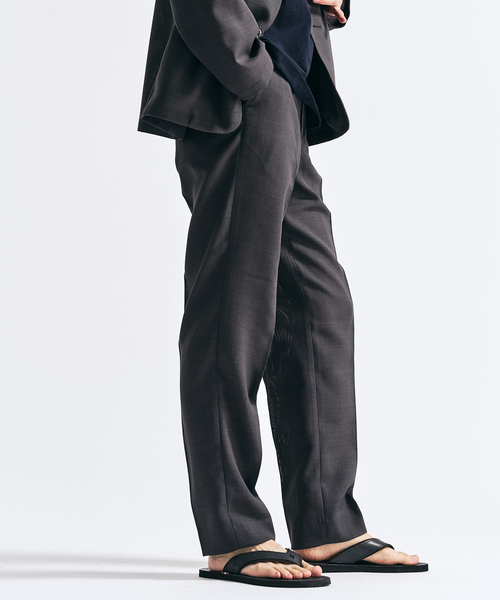 417 EDIFICE（フォーワンセブンエディフィス）の「【EVALET / エバレット】 メッシュスリムパンツ　"セットアップ着用可能"（スラックス・メンズ・グレー/チャコールグレー/ベージュ・LARGE/MEDIUM/SMALL）」の20枚目の写真