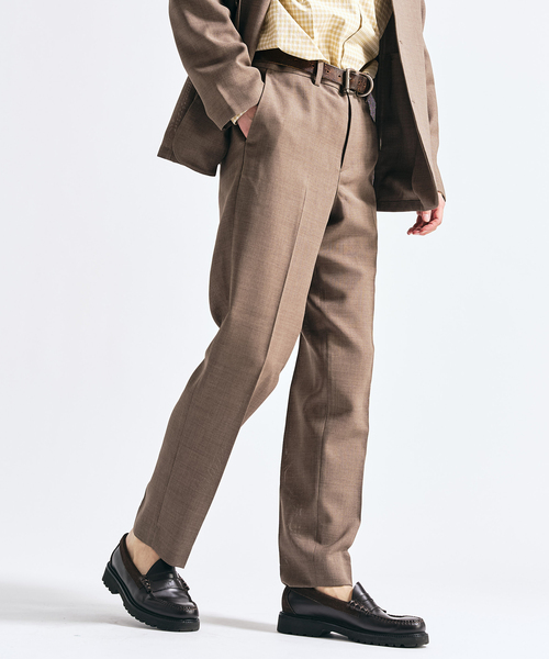 417 EDIFICE（フォーワンセブンエディフィス）の「【EVALET / エバレット】 メッシュスリムパンツ　"セットアップ着用可能"（スラックス・メンズ・グレー/チャコールグレー/ベージュ・LARGE/MEDIUM/SMALL）」の5枚目の写真