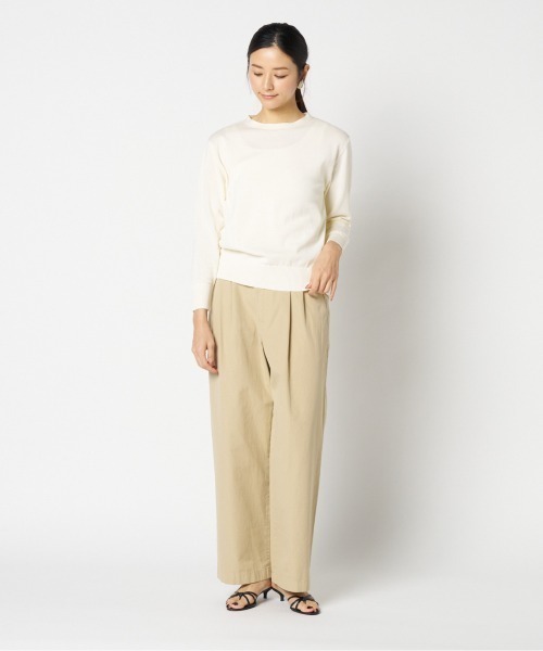 Letroyes(ルトロワ)の「【LETROYES / ルトロワ】TOMAS (CREW NECK)(ニット/セーター・レディース・ネイビー/ライトグリーン/アイボリー/イエロー/ピンク・2/1)」の13枚目の写真