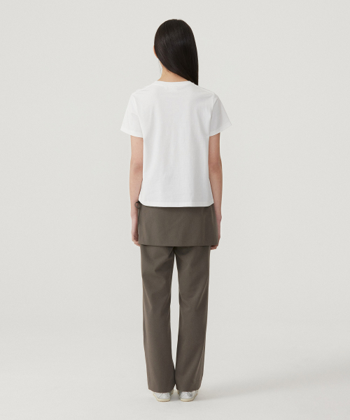 COVERNAT WOMAN(カバーナットウーマン)の「ウーマンリボングラフィックTシャツホワイト(Tシャツ/カットソー・レディース・その他・WS/WM)」の6枚目の写真