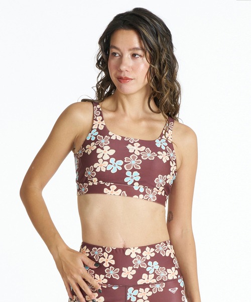ROXY(ロキシー)の「ROXY/ロキシー ブラトップ タンクトップ 水陸両用 フィットネス UVカット TIDEWAY BRALET RBR261611M UT(タンクトップ・レディース・ブラック/ブラウン・M/L)」の10枚目の写真