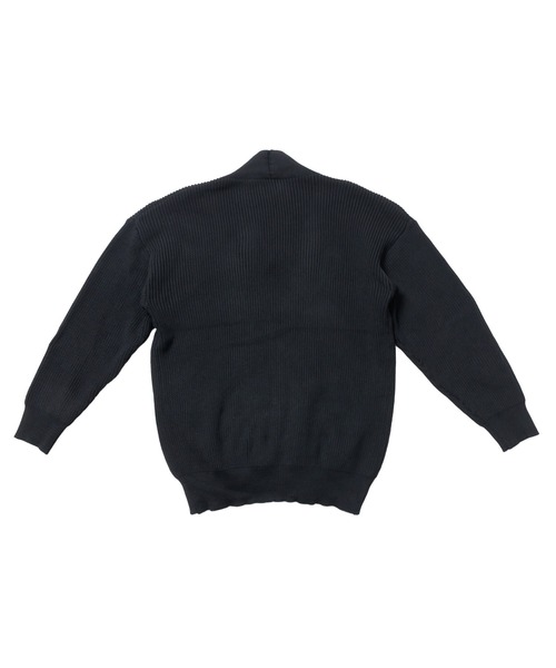 Ruze(ルゼ)の「Asymmetry overlap cardigan /アシンメトリー オーバーラップ カーディガン(カーディガン/ボレロ・メンズ・ブラック・FREE)」の17枚目の写真