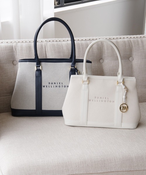 Daniel Wellington(ダニエルウェリントン)の「ダニエルウェリントン Iconic cavas トートバッグM(トートバッグ・レディース・ブラック/グリーン/ブラウン/ホワイト/ネイビー・FREE)」の15枚目の写真