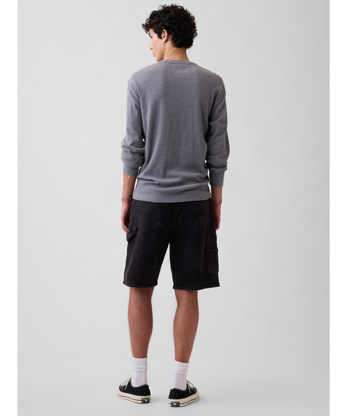 GAP（ギャップ）の「9インチ デニム カーペンター ショートパンツ ブラック（デニムパンツ・メンズ・ブラック・30W/32W/28W/34W/36W）」の3枚目の写真