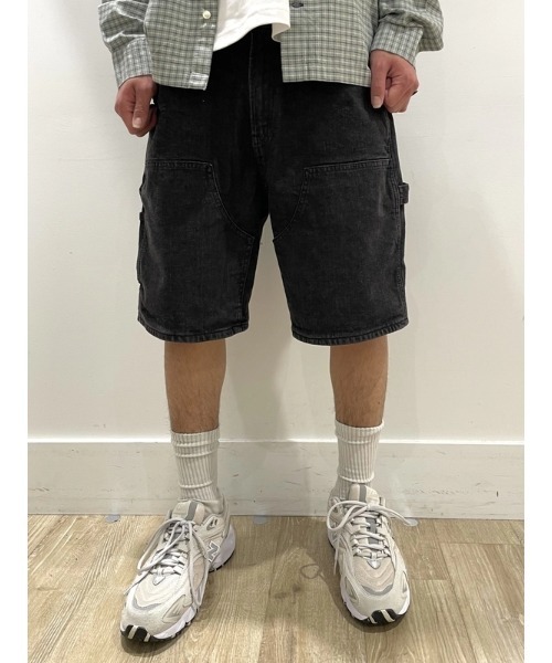 GAP（ギャップ）の「9インチ デニム カーペンター ショートパンツ ブラック（デニムパンツ・メンズ・ブラック・30W/32W/28W/34W/36W）」の5枚目の写真