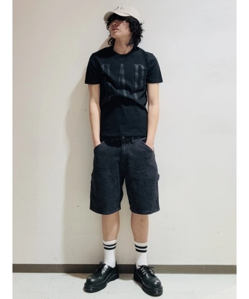 GAP（ギャップ）の「9インチ デニム カーペンター ショートパンツ ブラック（デニムパンツ・メンズ・ブラック・30W/32W/28W/34W/36W）」の8枚目の写真