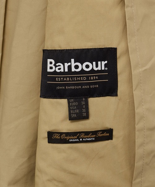 Barbour(バブアー)の「(BARBOUR)CALTIN CASUAL JACKET(ブルゾン・レディース・ブルー/ベージュ・S)」の12枚目の写真