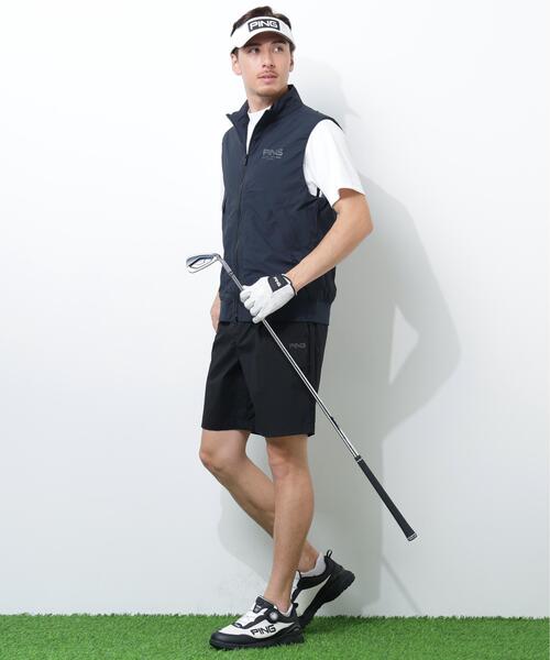 PING(ピン)の「【PING APPAREL】ストレッチリップストップ高機能フルジップベスト <GOLD> (MENS)(ベスト・メンズ・ブラック/グレー/ホワイト・M/LL1/S/LL/L)」の10枚目の写真