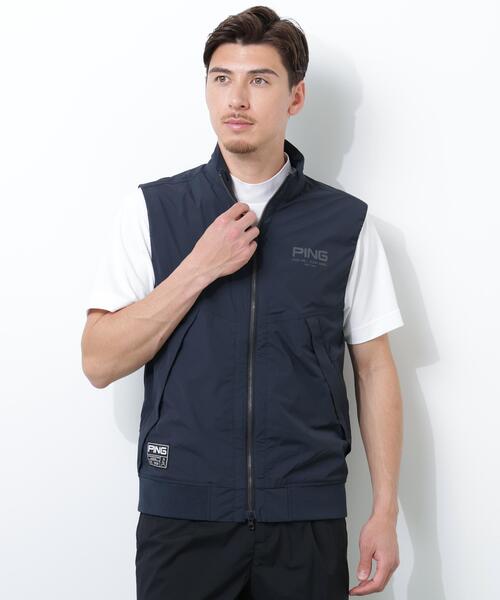 PING(ピン)の「【PING APPAREL】ストレッチリップストップ高機能フルジップベスト <GOLD> (MENS)(ベスト・メンズ・ブラック/グレー/ホワイト・M/LL1/S/LL/L)」の12枚目の写真