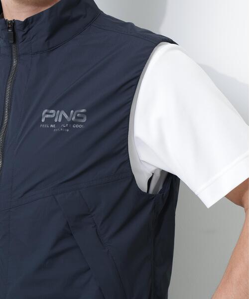 PING(ピン)の「【PING APPAREL】ストレッチリップストップ高機能フルジップベスト <GOLD> (MENS)(ベスト・メンズ・ブラック/グレー/ホワイト・M/LL1/S/LL/L)」の15枚目の写真