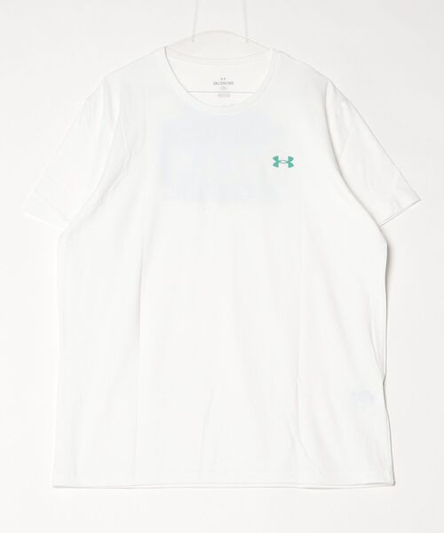 UNDER ARMOUR（アンダーアーマー）の「【別注】アンダーアーマー  UAパフォーマンスコットン ロッカー グラフィック ショートスリーブ Tシャツ 限定コラボ（Tシャツ/カットソー・メンズ・グリーン/ホワイト/ネイビー/ダークグレー・S/M/L/LL/3L）」の17枚目の写真