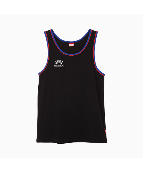 MENASOO(ミナス)の「DOUBLE COLOR COVER COTTON SLEEVE_BLACK(Tシャツ/カットソー・レディース・ブラック・F)」の1枚目の写真