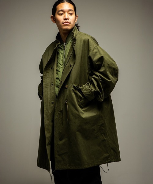 430(フォーサーティ)の「mj11492- SC FISHTAIL COAT フォッシュテールコート(26-076)(ミリタリージャケット・メンズ・ダークカーキ/ネイビー/カーキ/ブラック・3/2/1/0)」の2枚目の写真
