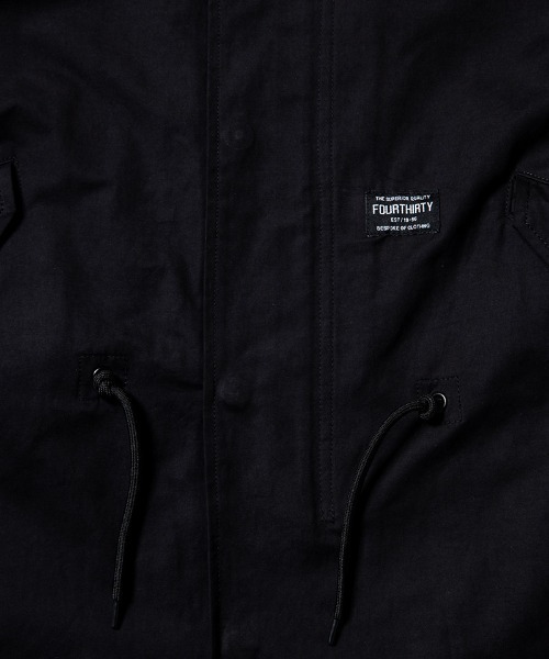 430(フォーサーティ)の「mj11492- SC FISHTAIL COAT フォッシュテールコート(26-076)(ミリタリージャケット・メンズ・ダークカーキ/ネイビー/カーキ/ブラック・3/2/1/0)」の18枚目の写真