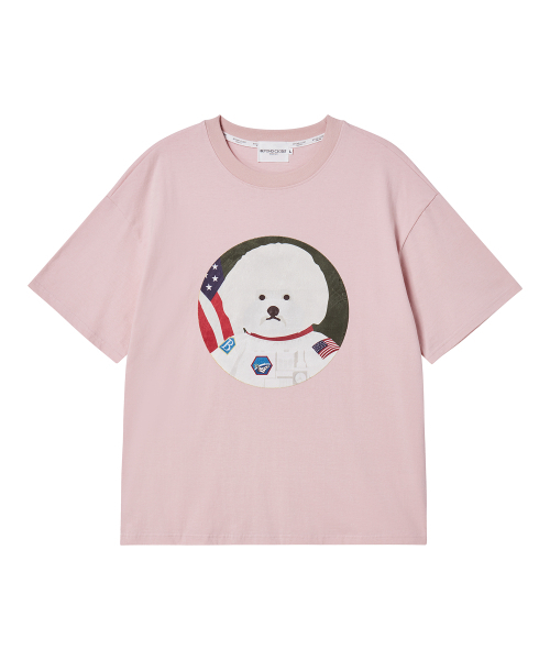 Beyond Closet(-)の「ILPニューアポロパッチドッグ半袖Tシャツピンク(Tシャツ/カットソー・メンズ・その他・LARGE/SMALL)」の7枚目の写真