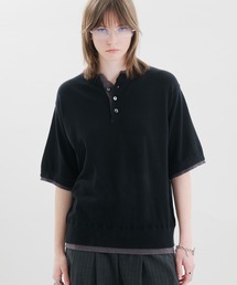 V-NECK MIDDLE GAUGE BASIC KNIT/Vネックミドルゲージベーシックニット
