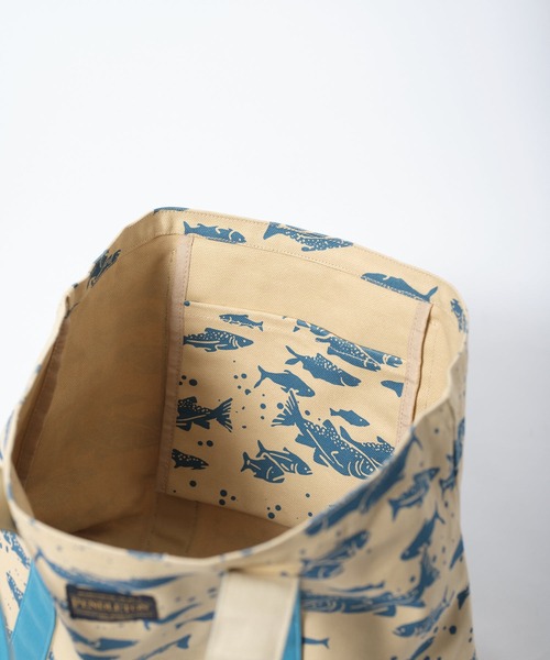PENDLETON（ペンドルトン）の「【 PENDLETON / ペンドルトン 】SALMON CANVAS LARGE TOTE / サーモンキャンバスラージトート（トートバッグ・レディース・ブラック/ブルー・FREE）」の15枚目の写真