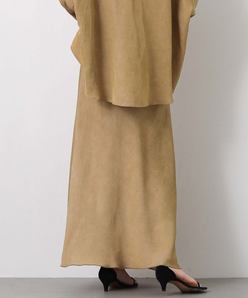 Gready Brilliant（グレディブリリアン）の「顔料染めバイアスフレアスカート（スカート・レディース・キャメル/カーキ・38）」の18枚目の写真